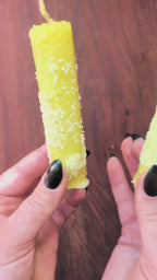Cleansing and renewal ritual beeswax candles